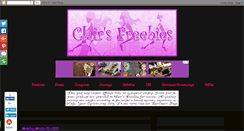 Desktop Screenshot of clairsfreebies.com